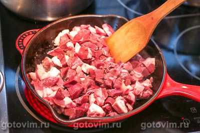 Жареное говяжье сердце со сметаной и горчицей Жареное говяжье сердце со сметаной и горчицей