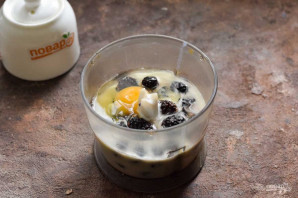 Оладьи с ежевикой