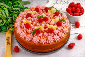 Торт "Малиновая нежность"
