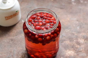 Компот из клюквы на зиму