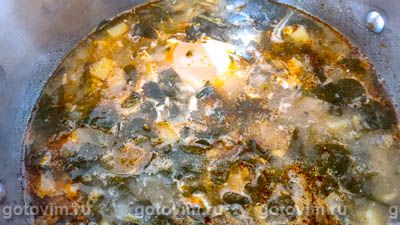 Португальский суп из портулака с яйцом Португальский суп из портулака с яйцом