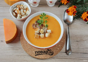 Суп из тыквы с беконом Суп из тыквы с беконом