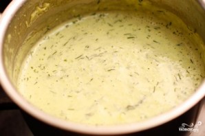 Зеленый сливочный соус Зеленый сливочный соус
