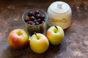 Компот из яблок и шиповника Компот из яблок и шиповника