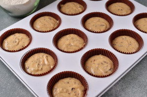 Маффины с арахисовой пастой