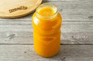 Сок из тыквы и яблок на зиму