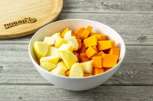 Сок из тыквы и яблок на зиму