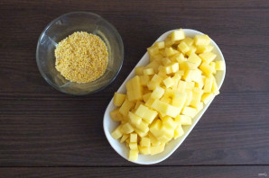 Суп из тыквы, картофеля и моркови Суп из тыквы, картофеля и моркови