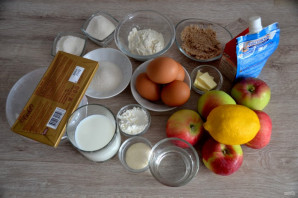 Муссовый яблочный торт