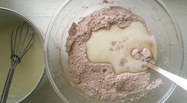 Шоколадно-кокосовый торт, пошаговый рецепт с фото