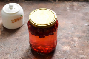 Компот из клюквы на зиму