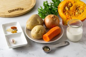 Суп пюре из тыквы в мультиварке
