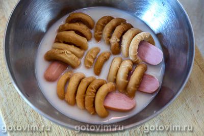 Сосиски в сушках 