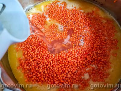 Турецкий чечевичный суп-пюре с паприкой и мятой