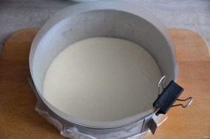 Муссовый яблочный торт