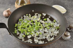 Ризотто с чернилами каракатицы