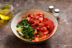 Армянская закуска из баклажанов и кабачков