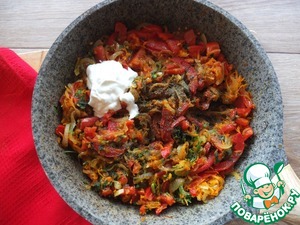 Горбуша с овощами Горбуша с овощами