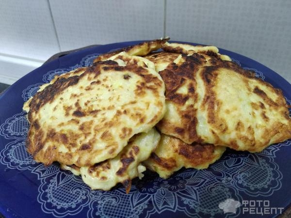 Рецепт: Безглютеновые кабачковые оладьи - для малышей и взрослых)