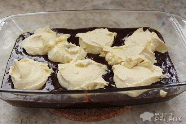 Рецепт: Брауни с творогом - просто и быстро