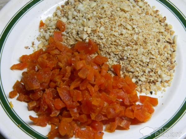 Рецепт: Бурфи - с орехами и сухофруктами