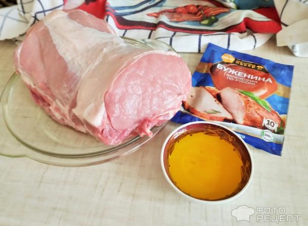 Рецепт: Буженина запеченная по-русски - По рецепту с пакетика специй