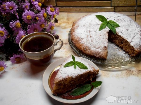 Рецепт: Быстрый пирог с вареньем - бисквит из варенья Рецепт: Быстрый пирог с вареньем - бисквит из варенья