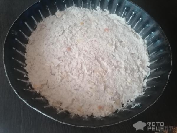 Рецепт: Диетическая творожная запеканка - с овсяными хлопьями, яблоками и мёдом