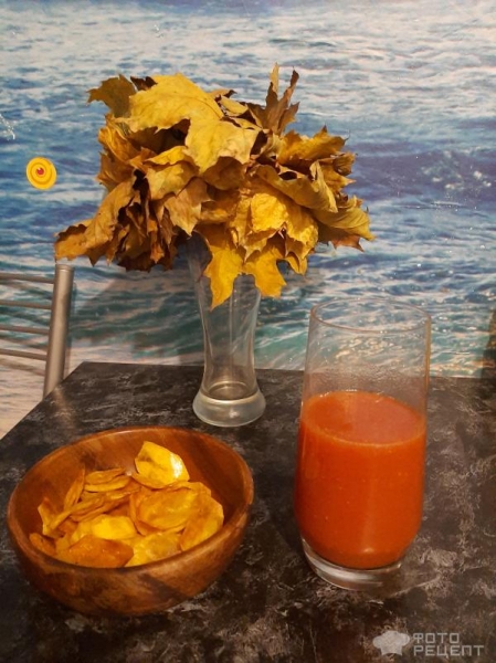 Рецепт: Домашние чипсы - в духовке с солью