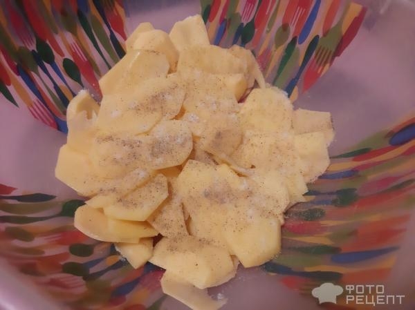 Рецепт: Домашние чипсы - в духовке с солью