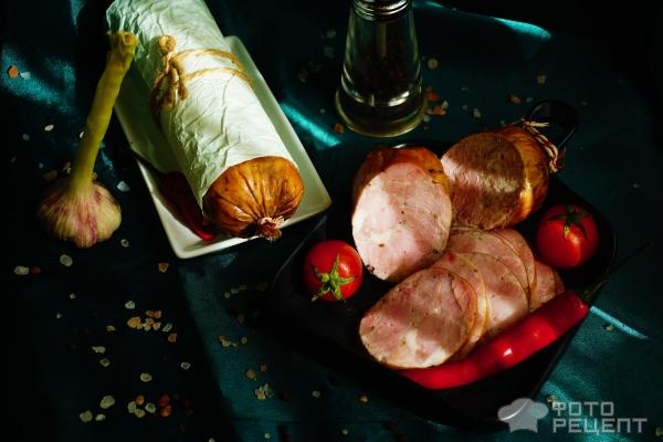 Рецепт: Дрогобыческая колбаса - вареная