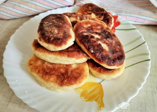 Рецепт: Яблочные сырники - Вкусно и полезно