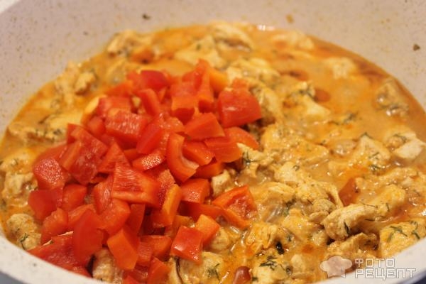 Рецепт: Куриный паприкаш - к любому гарниру