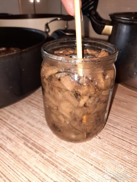 Рецепт: Маслята жареные на зиму - Осенние маслята в растительном масле