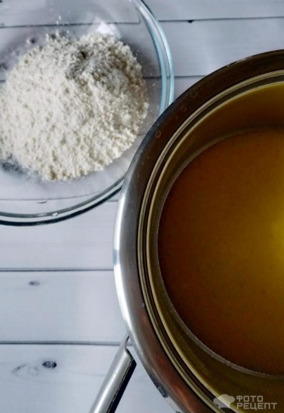 Рецепт: Профитроли с заварным кремом - "жемчужина"