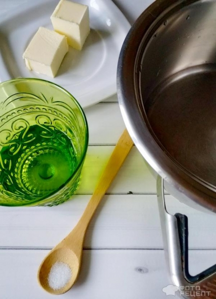 Рецепт: Профитроли с заварным кремом - "жемчужина"