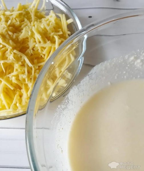 Рецепт: Сырно-творожные колечки - с кунжутом