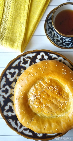 Рецепт: Узбекская лепешка - по-русски