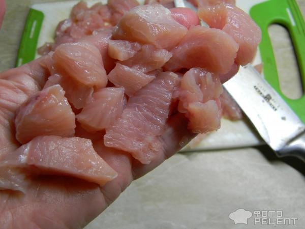 Рецепт: Ветчина из индейки - В ветчиннице из филе грудки индейки