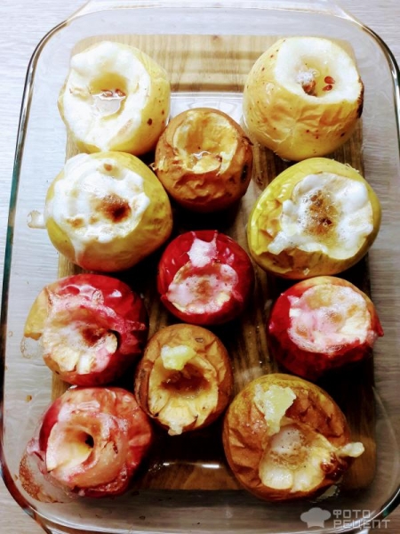 Рецепт: Запеченные яблоки - Классический вариант!