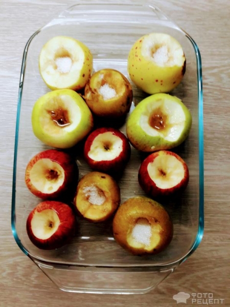 Рецепт: Запеченные яблоки - Классический вариант!