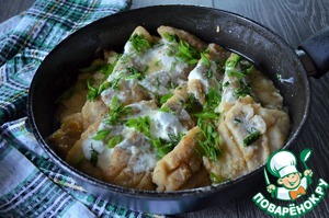 Щука в сметане по-деревенски