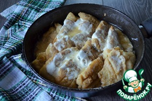 Щука в сметане по-деревенски