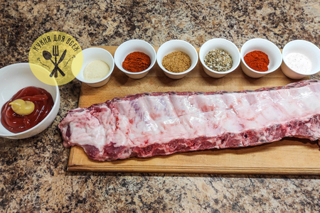 Сочная свинина в духовке свиные ребра одним куском Сочная свинина в духовке свиные ребра одним куском