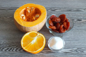 Варенье из тыквы с курагой и апельсином
