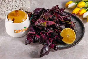 Компот из базилика на зиму