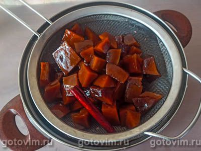 Тыква с корицей, маринованная по-немецки