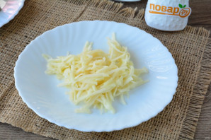 Салат "Павлинка" с яблоками