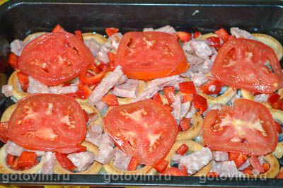 Ленивая «пицца» из сушек с колбасой и сыром Ленивая «пицца» из сушек с колбасой и сыром