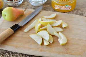 Салат из груши и банана